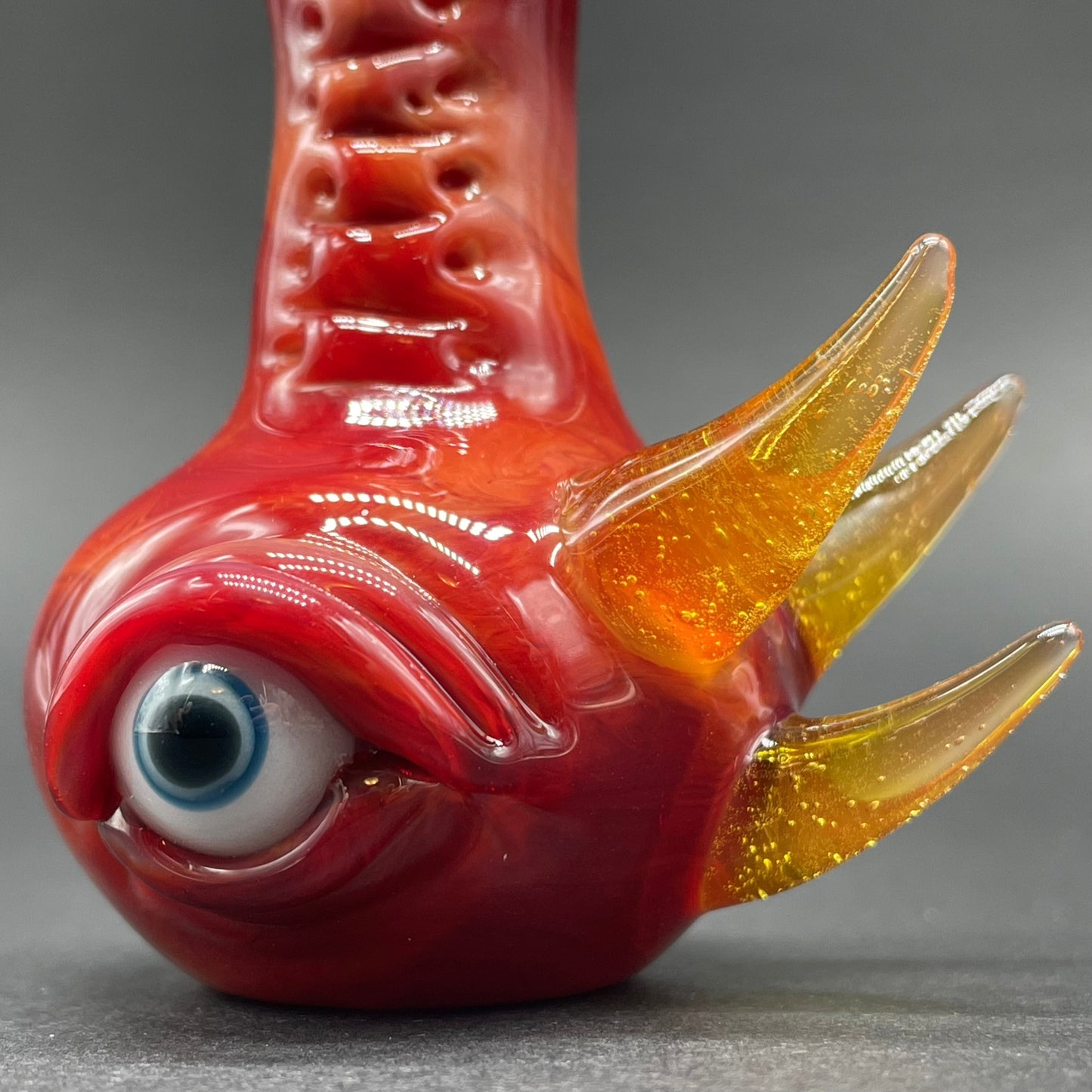Premium Tequila sunrise pensieve - collectible glass art