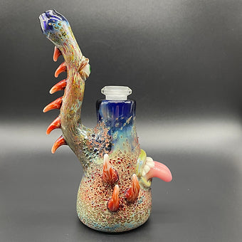 Leviathan Glass 14mm Removable Downstem Rig - hand-blown art