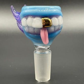 Leviathan Glass 14mm Siberia mini ash catch set - hand-blown art