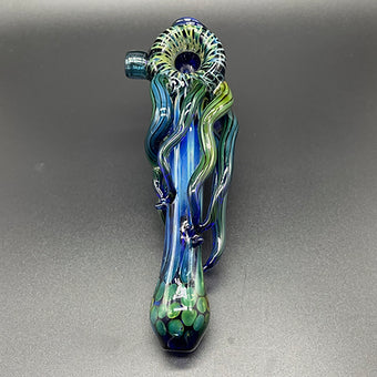 Tentacle Bubbler glass art - premium handcrafted piece