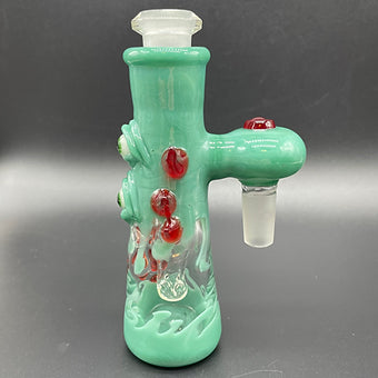 Leviathan Glass 14mm Aqua Mist Ash Catcher Set - hand-blown art