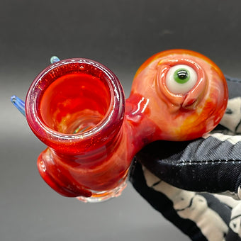 Hand-blown 18mm Mini Tequila Sunrise Ash Catch Set - Leviathan Glass original