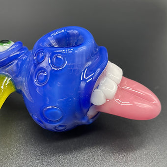 Sonic Guardian Of The Rabbit Hole Spoon by Leviathan Glass - artisan detail