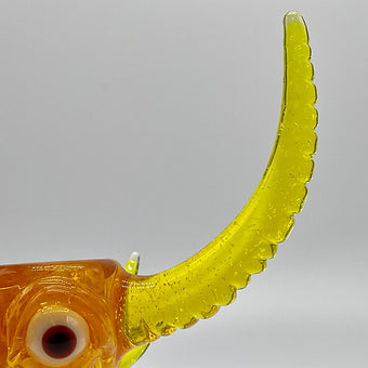 14mm Hot Sauce Slide by Leviathan Glass - artisan detail