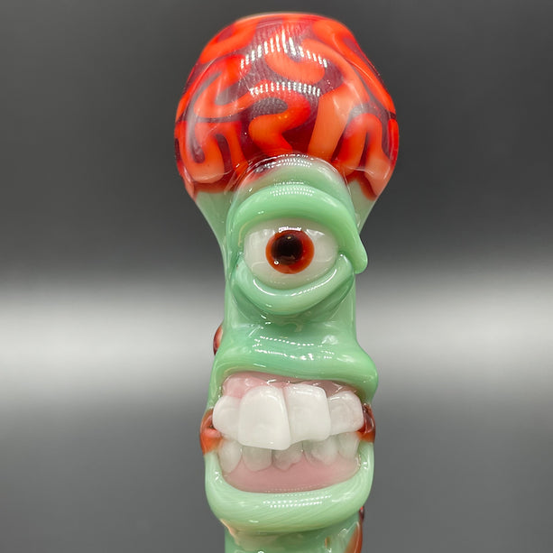 Premium Brain Eater Bubbler - collectible glass art