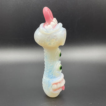 Secret White Guardian Of The Rabbit Hole Spoon craftsmanship - artisan glass work