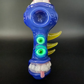 Sonic Guardian Of The Rabbit Hole Spoon glass art - premium handcrafted piece