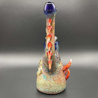 Close-up of 14mm Removable Downstem Rig - handcrafted glass
