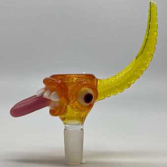 14mm Hot Sauce Slide detail view - premium glass art