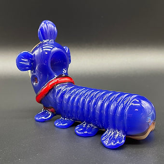 Labyrinth Worm Spoon by Leviathan Glass - artisan detail