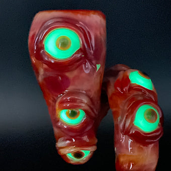 Leviathan Glass 14mm Loopty Loop Slide - hand-blown art