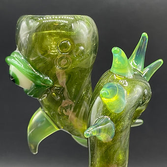 Leviathan Glass 14mm Loopty Loop Jackpot Slide - hand-blown art