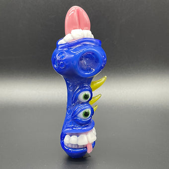 Close-up of Sonic Guardian Of The Rabbit Hole Spoon - handcrafted glass
