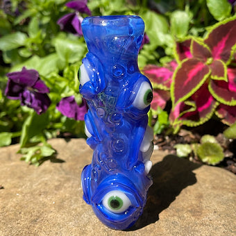 Sonic Eat Me Chillum craftsmanship - artisan glass work