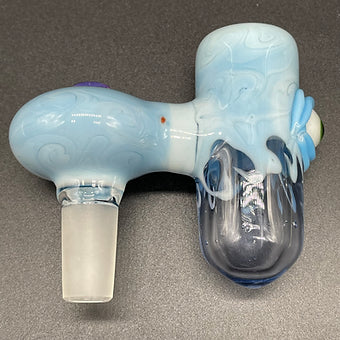 14mm Siberia mini ash catch set by Leviathan Glass - artisan detail