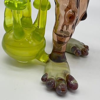 Leviathan Glass Sasquatch - hand-blown art