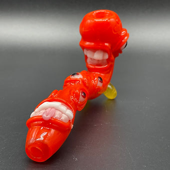 Leviathan Glass Poppy Argus Gandalf - hand-blown art