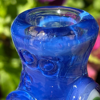 Premium Sonic Eat Me Chillum - collectible glass art