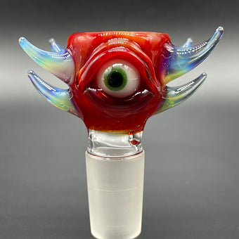 Hand-blown 18mm Mini Tequila Sunrise Ash Catch Set - Leviathan Glass original
