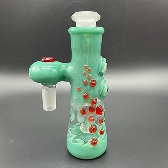 14mm Aqua Mist Ash Catcher Set craftsmanship - artisan glass work