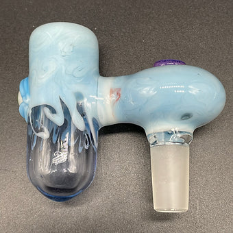 Hand-blown 14mm Siberia mini ash catch set - Leviathan Glass original