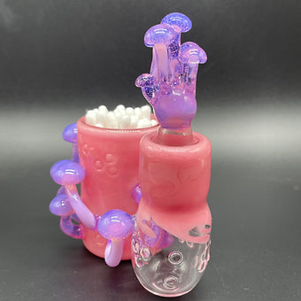 Blush Cleaning Station by Leviathan Glass - artisan detail
