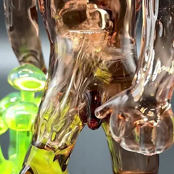 Sasquatch glass art - premium handcrafted piece