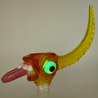 14mm Hot Sauce Slide craftsmanship - artisan glass work