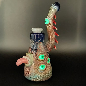 14mm Removable Downstem Rig craftsmanship - artisan glass work