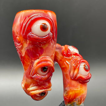 14mm Loopty Loop Slide glass art - premium handcrafted piece