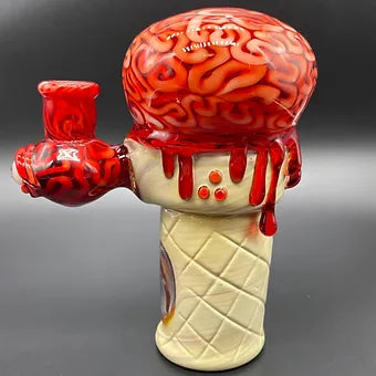 Leviathan Glass 10mm Brain Cone Rig - hand-blown art