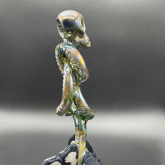 Leviathan Glass Death Eater Hand Pipe - hand-blown art