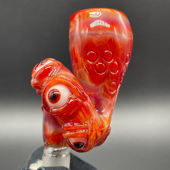 14mm Loopty Loop Slide craftsmanship - artisan glass work