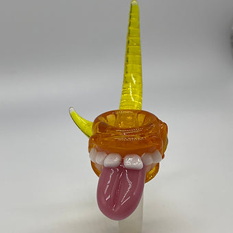 Hand-blown 14mm Hot Sauce Slide - Leviathan Glass original