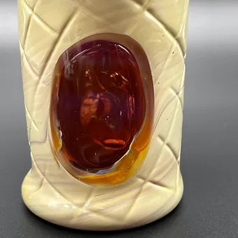 10mm Brain Cone Rig by Leviathan Glass - artisan detail