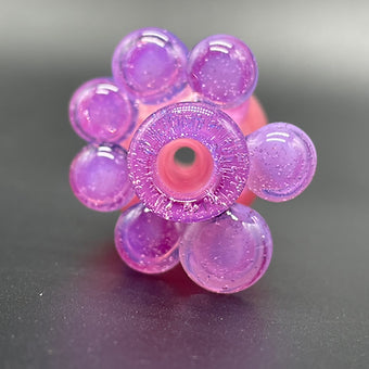 Hand-blown Pink Mushroom Carb Cap - Leviathan Glass original