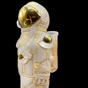 Hand-blown 14mm Astronaut Rig - Leviathan Glass original