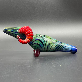 Rams Horn Steamroller craftsmanship - artisan glass work