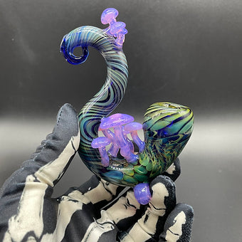 Pink Slime Mushroom Sherlock sher-1 craftsmanship - artisan glass work
