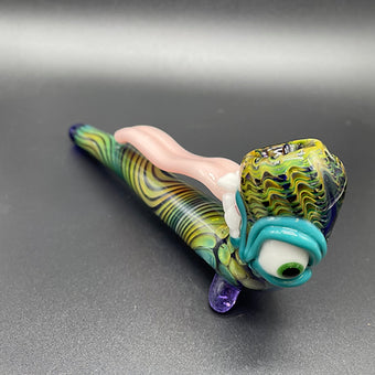 Long Tongue Gandalf by Leviathan Glass - artisan detail