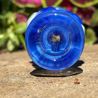 Hand-blown Sonic Eat Me Chillum - Leviathan Glass original