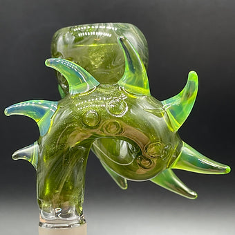 Hand-blown 14mm Loopty Loop Jackpot Slide - Leviathan Glass original