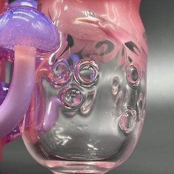 Hand-blown Blush Cleaning Station - Leviathan Glass original