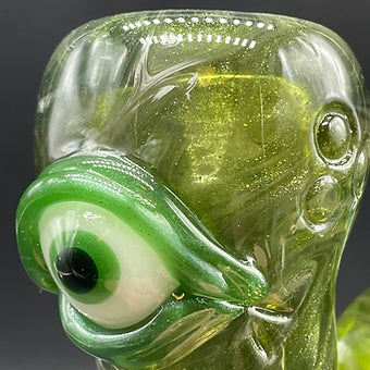 Hand-blown 14mm Loopty Loop Jackpot Slide - Leviathan Glass original