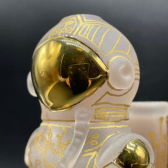 Hand-blown 14mm Astronaut Rig - Leviathan Glass original