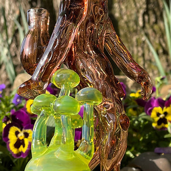 Hand-blown Sasquatch - Leviathan Glass original