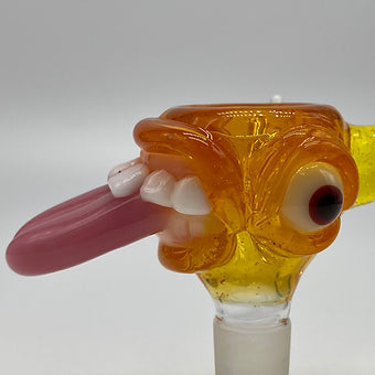 Hand-blown 14mm Hot Sauce Slide - Leviathan Glass original