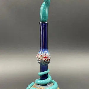 Tentacle perfume bottle craftsmanship - artisan glass work