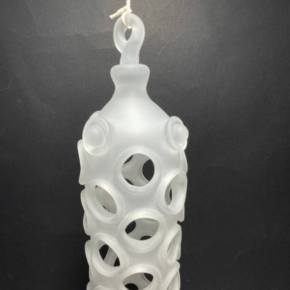 Glass claw sculpture by Leviathan Glass - artisan detail