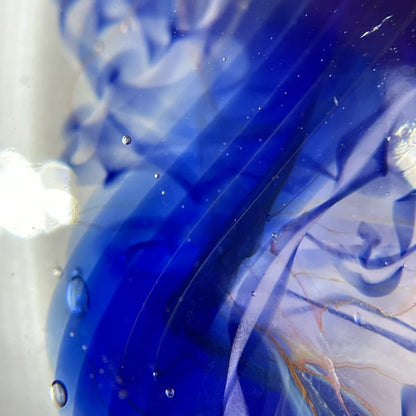Artisan glass Implosion pendant - detailed craftsmanship
